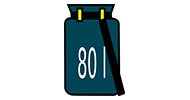 80 litrů