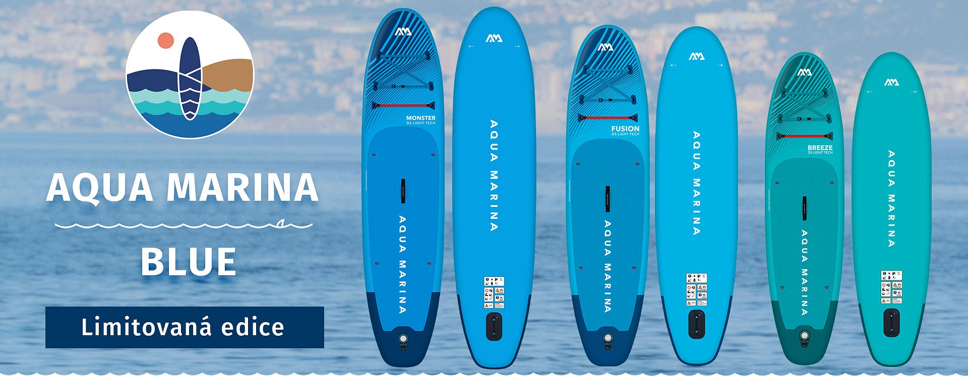 Nové modré modely AQUA MARINA MONSTER BLUE, FUSION BLUE, BREEZE BLUE 2025