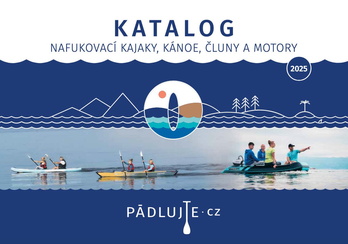 Katalog nafukovacích kajaků, člunů a motorů, příslušenství ke stažení v PDF