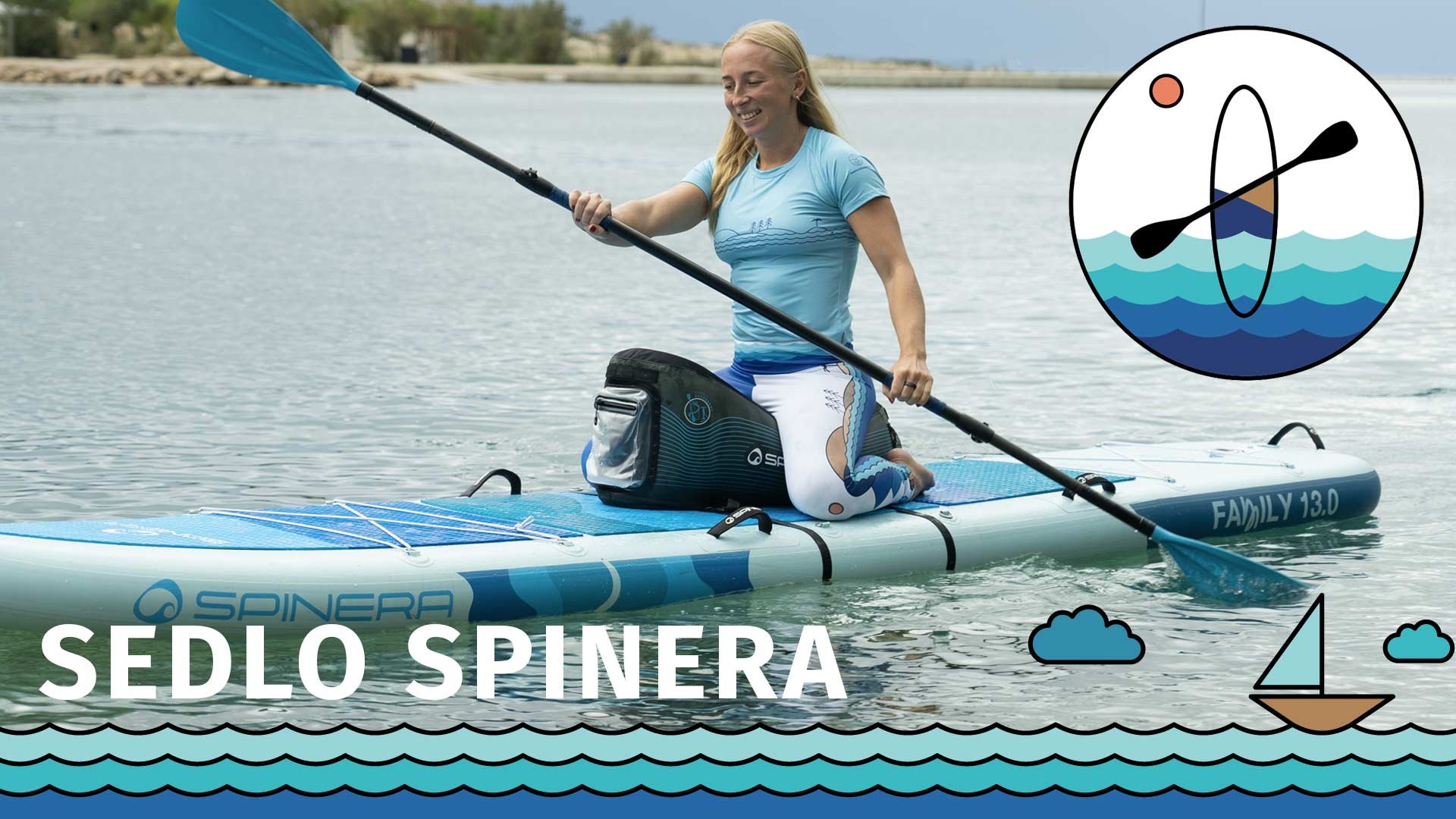 Sedlo SPINERA na paddleboard nebo kajak
