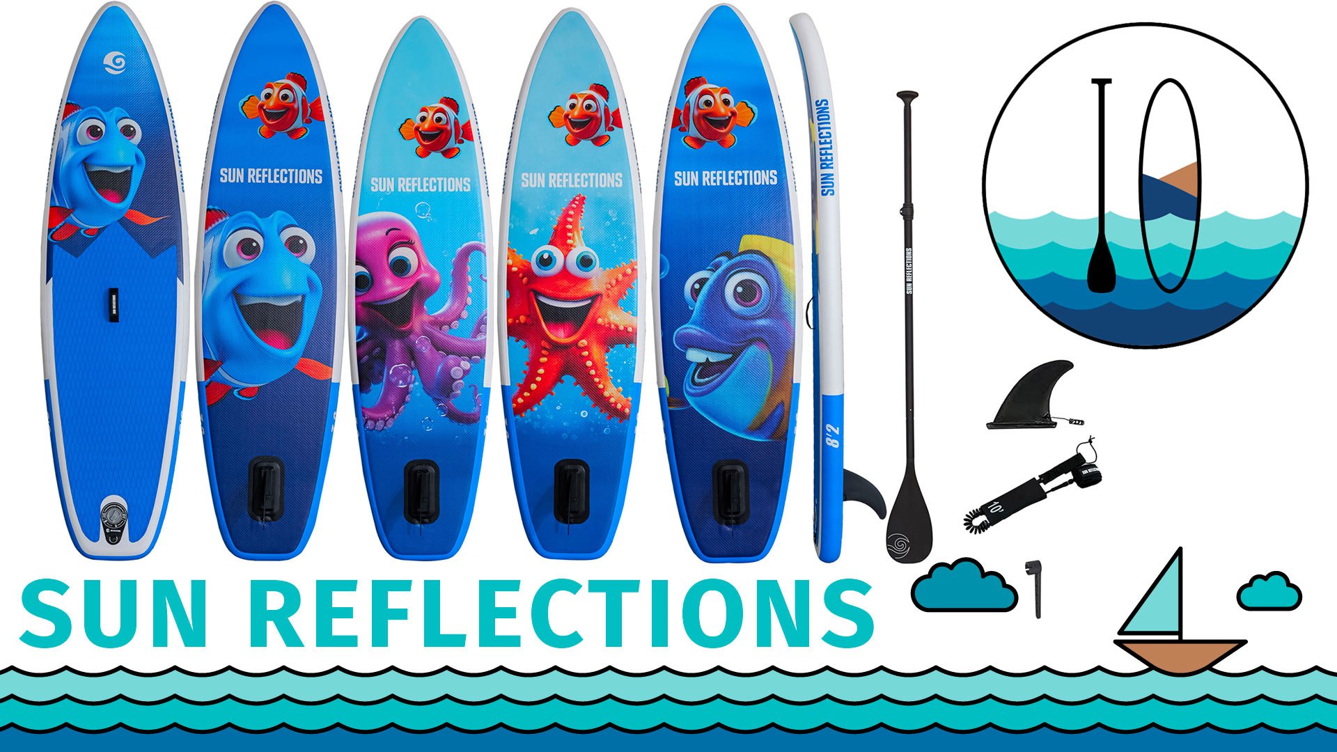 Paddleboardy SUN REFLECTIONS pro děti