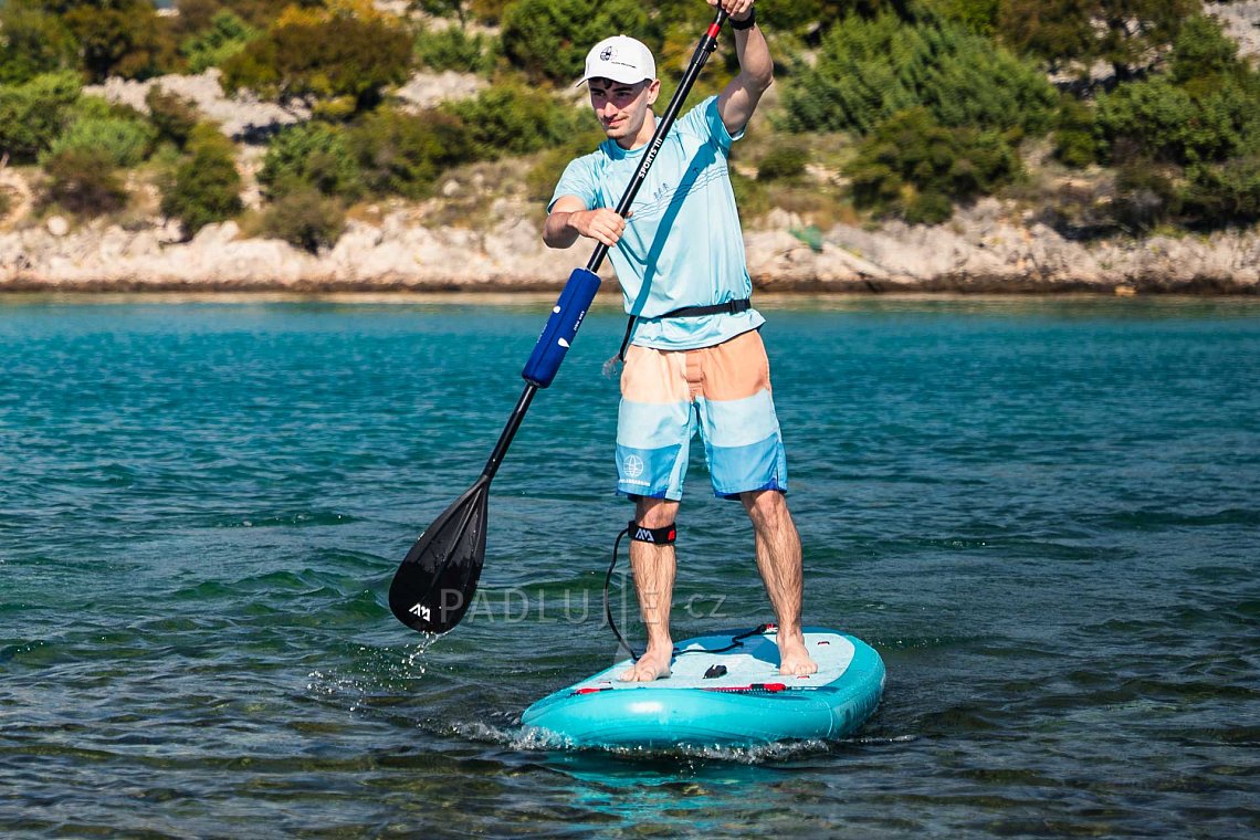 Dámský/páns outfit 1 - tyrkysová - paddleboard GLADIATOR PRO, lycra, žabky COOL