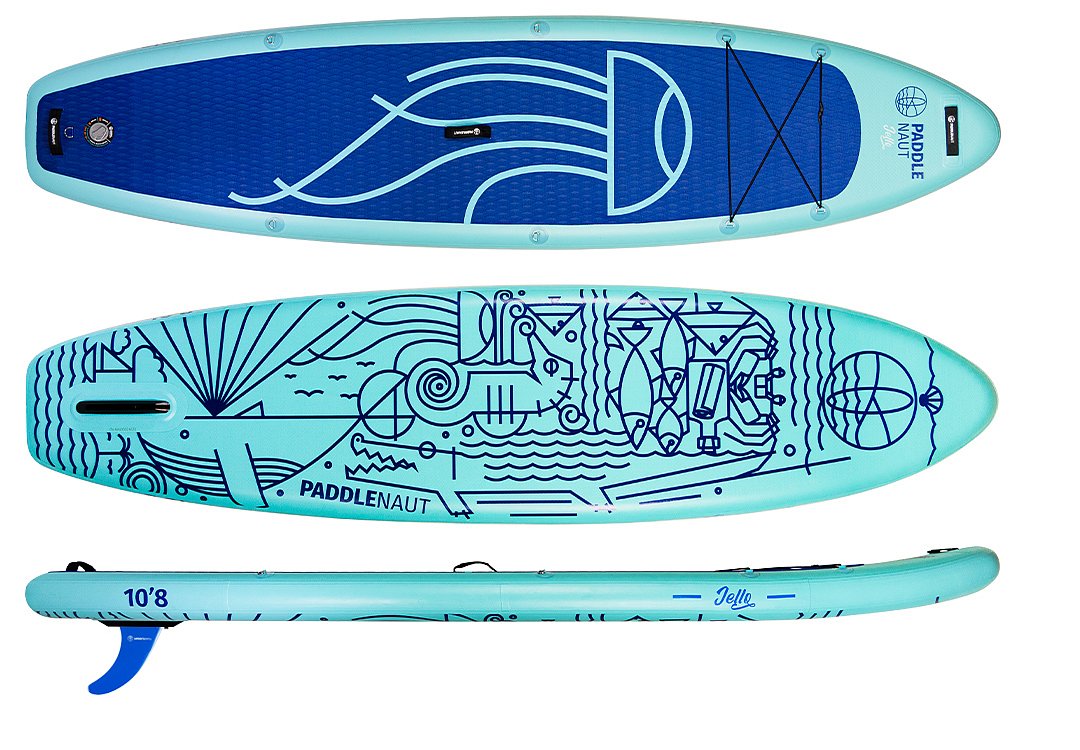 Paddleboard PADDLENAUT WAVE 10'8 COMBO - nafukovací - design