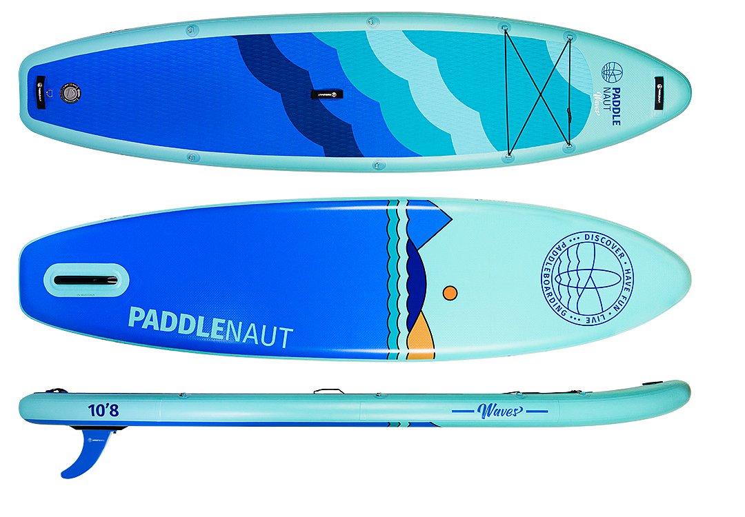 Paddleboard PADDLENAUT WAVE 10'8 COMBO - nafukovací - design