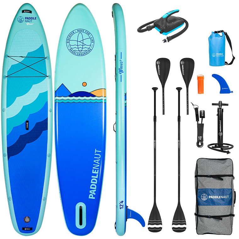Paddleboardy PADDLENAUT WAVE MULTI 12'4. To nejlepší v jedné krabici.