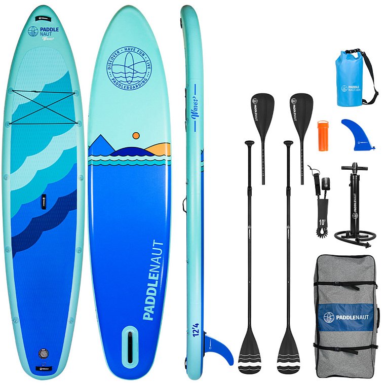 Paddleboardy PADDLENAUT WAVE MULTI 12'4. To nejlepší v jedné krabici.