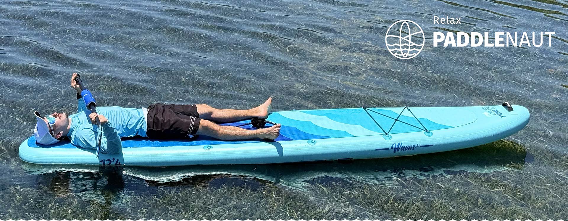 Paddleboard PADDLENAUT MULTI 12'4 - pro milovníky jízdy ve dvou, multi person, d