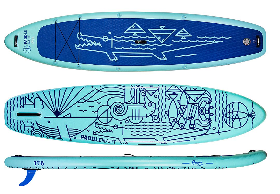Paddleboard PADDLENAUT CROCO 11'6 COMBO - nafukovací - design