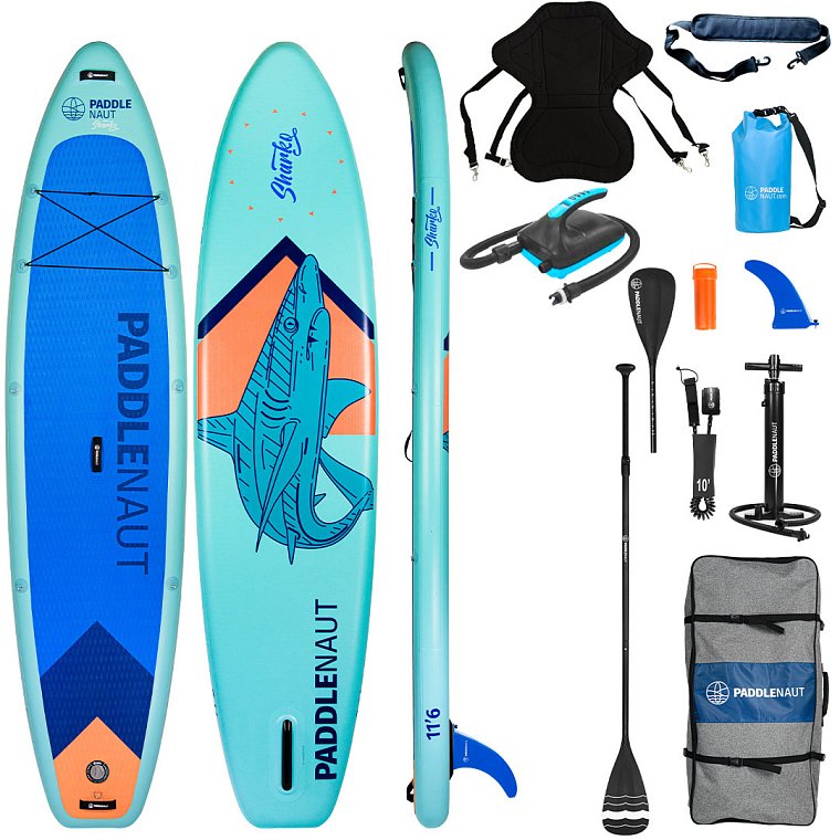 Paddleboardy PADDLENAUT SHARKO 11'6. To nejlepší v jedné krabici.