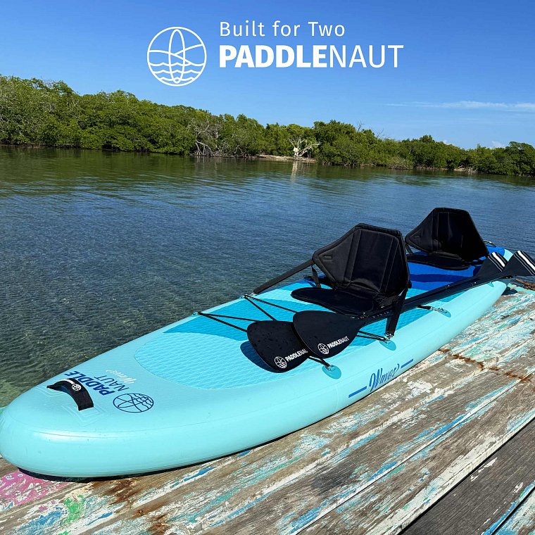 Paddleboard PADDLENAUT MULTI 12'4 - pro milovníky jízdy ve dvou, multi person, d