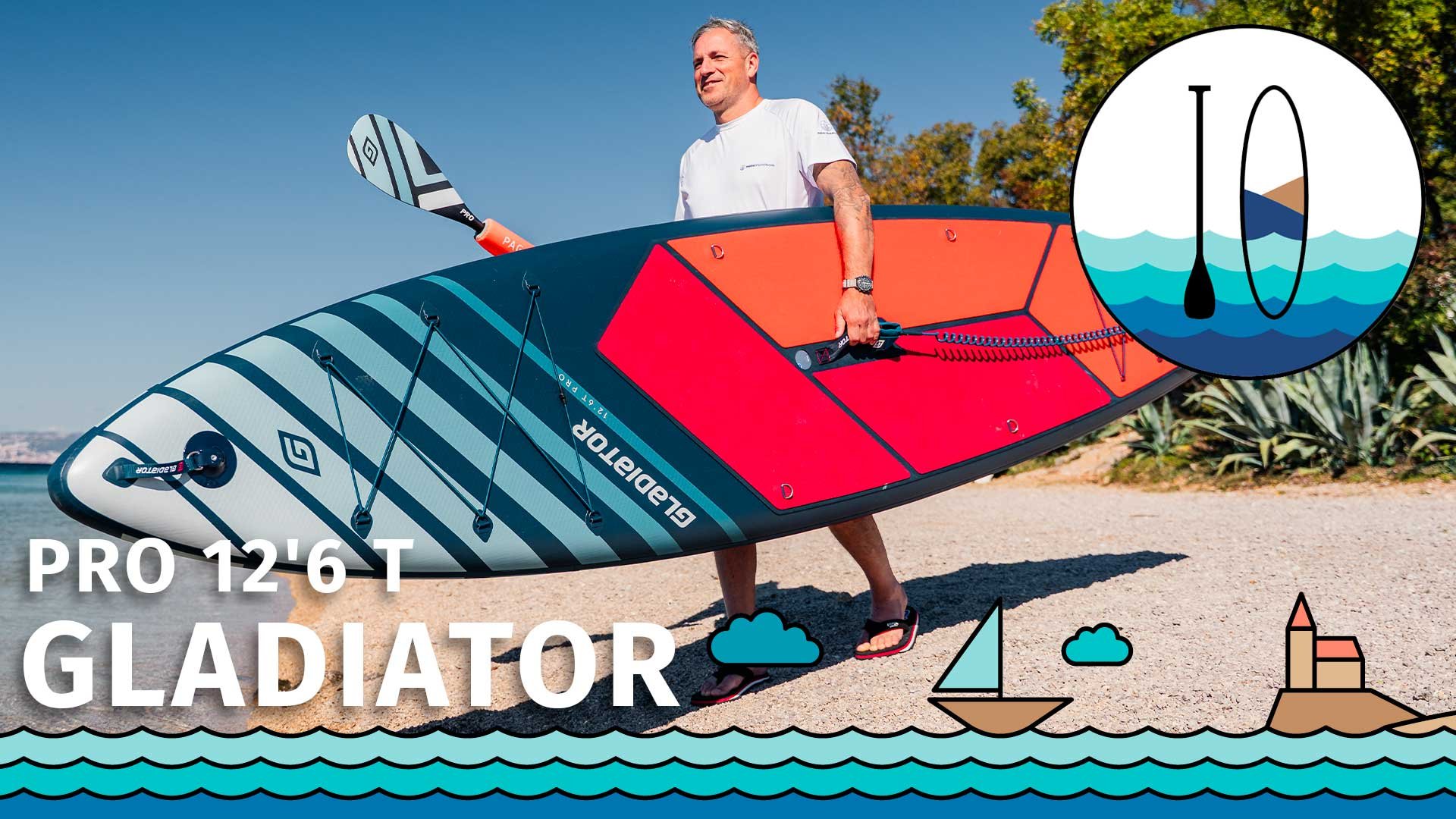 Recenze paddleboardu GLADIATOR PRO 12'6 TOURING
