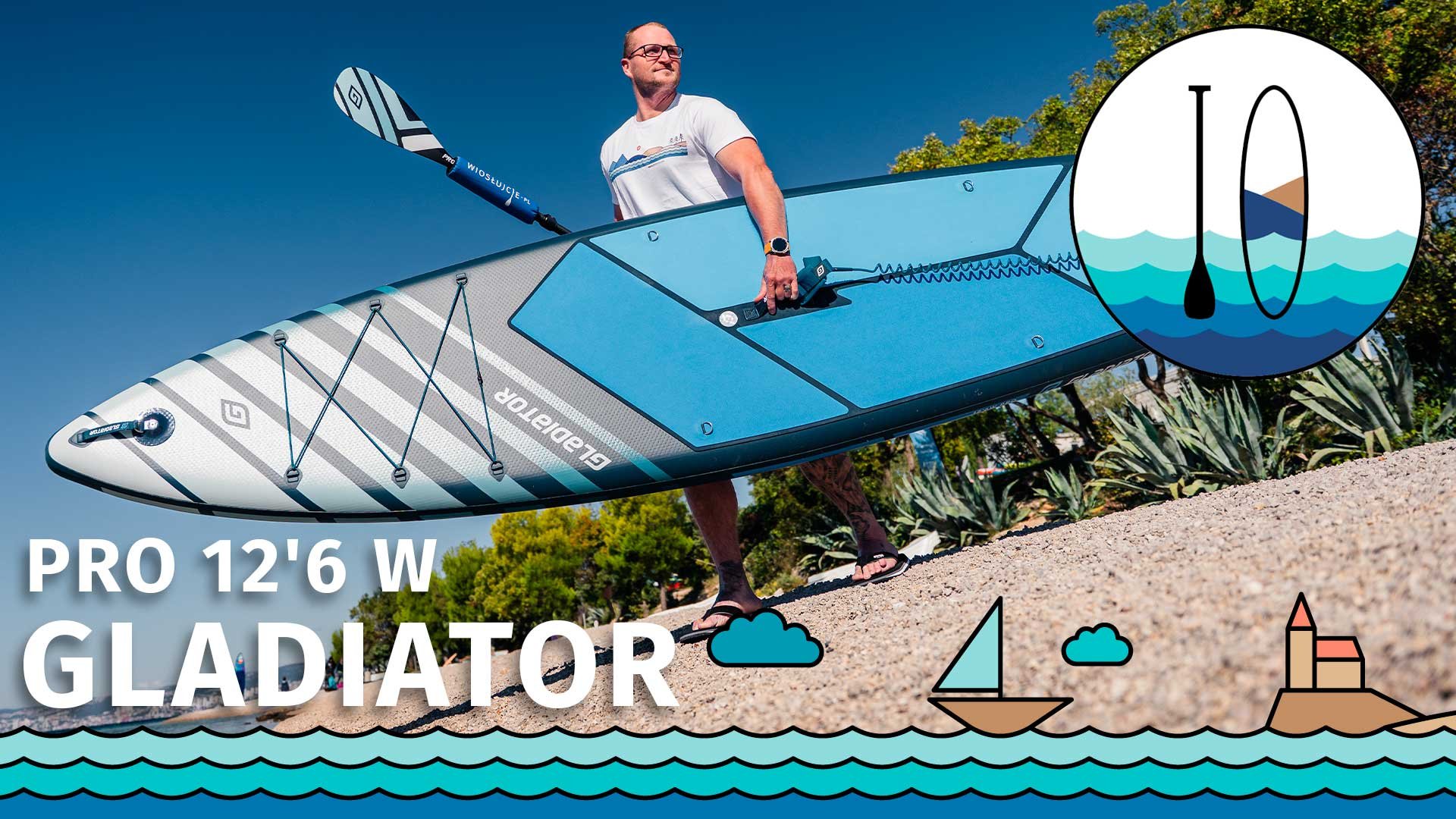 Recenze paddleboardu GLADIATOR PRO 12'6 WIDE