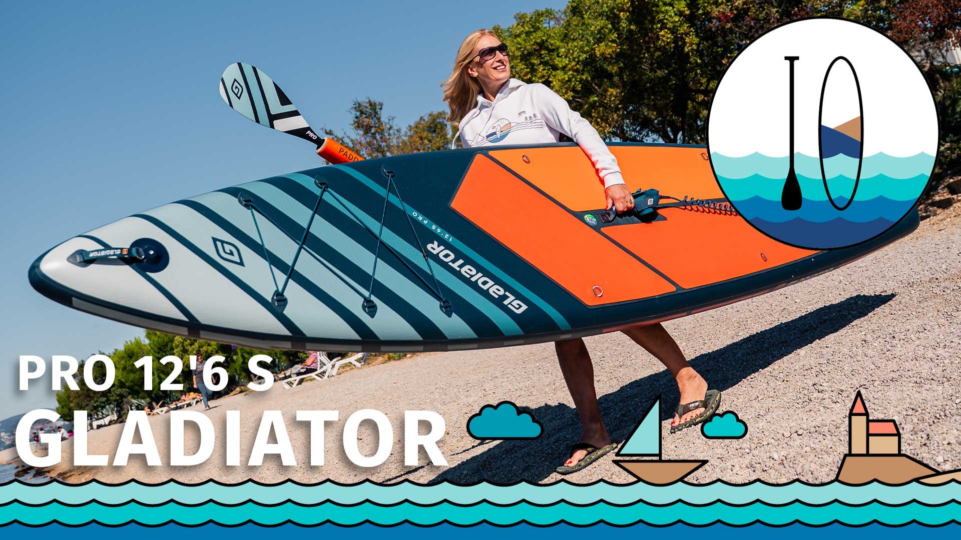Recenze paddleboardu GLADIATOR PRO 12'6 SPORT