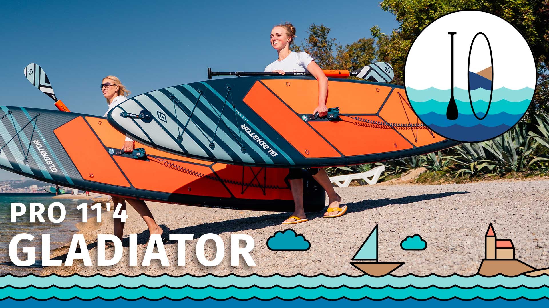 Recenze paddleboardu GLADIATOR PRO 11'4