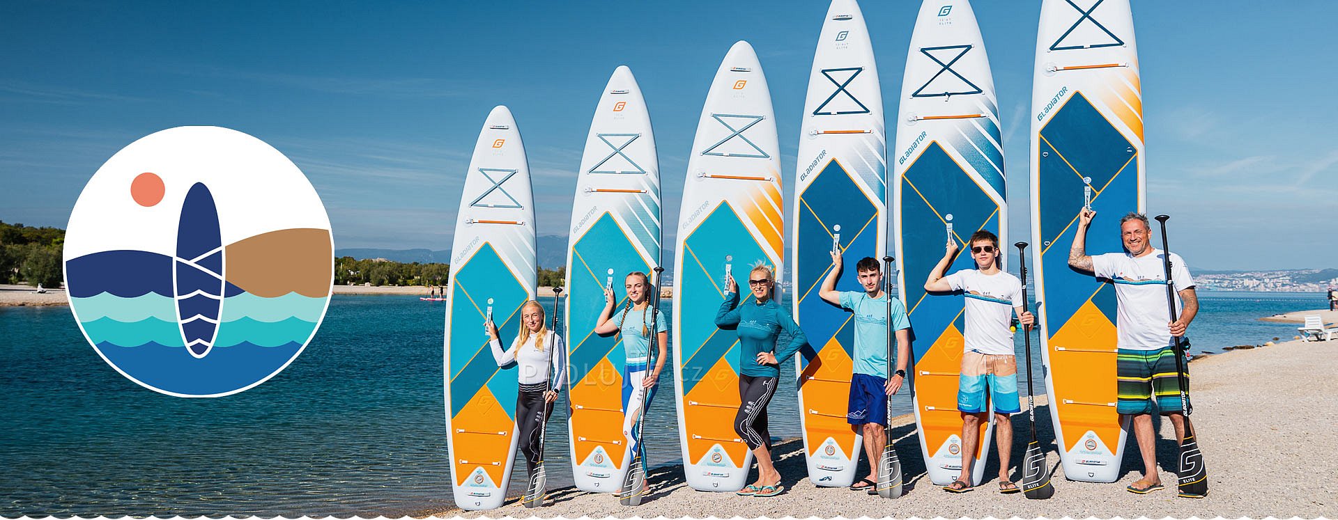 Paddleboardy GLADIATOR ELITE na Pádlujte.cz - Pádlujte s námi!