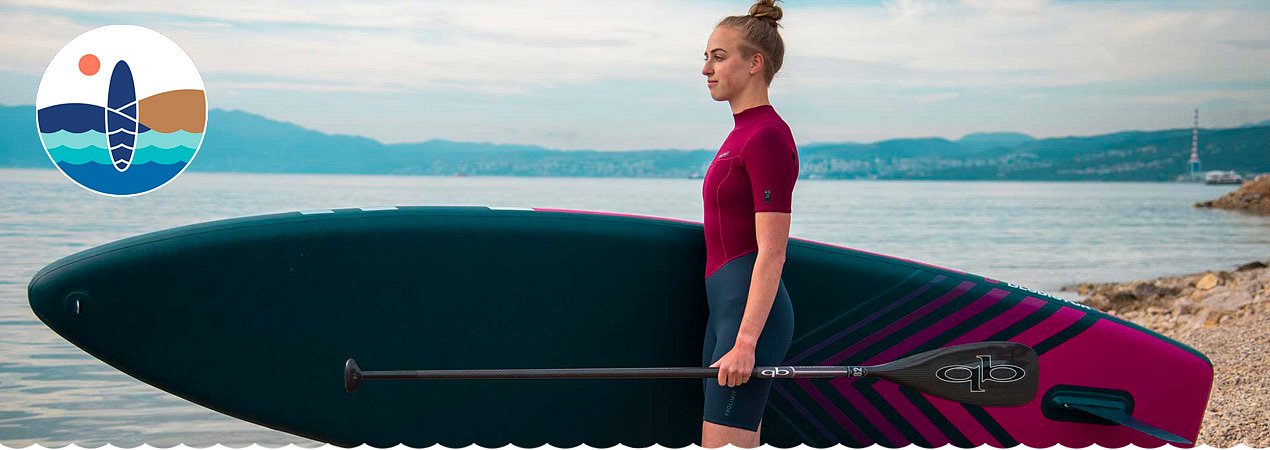 Červená - paddleboardy podle barev
