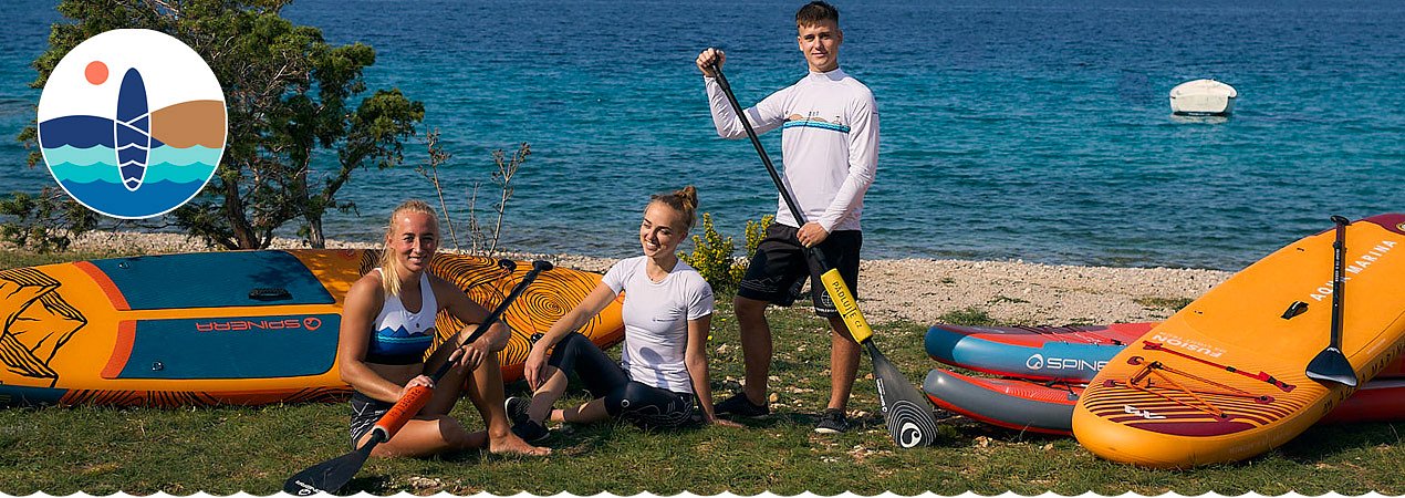 Oranžová - paddleboardy podle barev