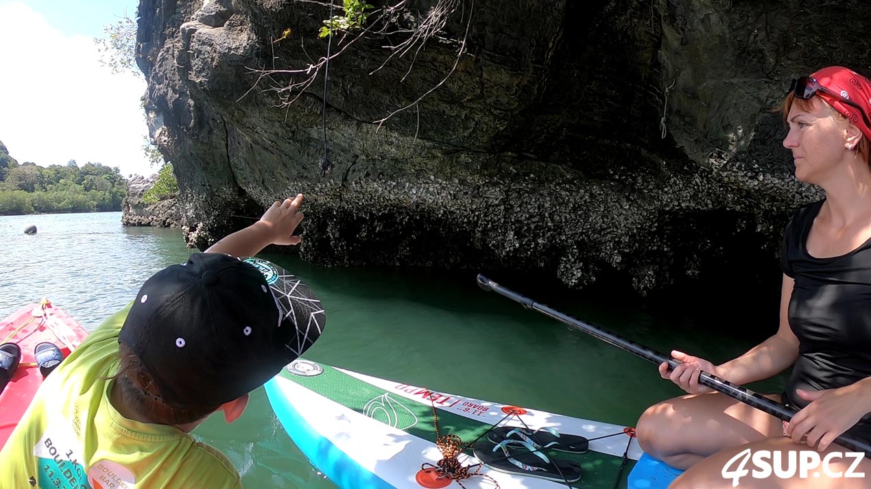 Do džungle na paddleboardu, Thajsko, Tarutao, Aquadesign 11'6 Tempo