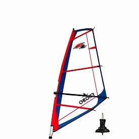 Plachta F2 CHECKER RIG včetně kloubu - oplachtění pro paddleboardy