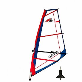 Plachta F2 CHECKER RIG včetně kloubu - oplachtění pro paddleboardy