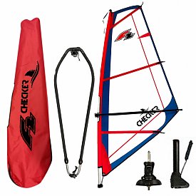 Plachta F2 CHECKER RIG včetně kloubu - oplachtění pro paddleboardy