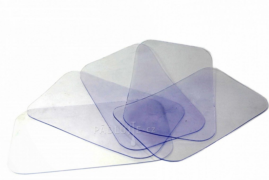 Transparentní záplaty PVC folie 0,8 mm