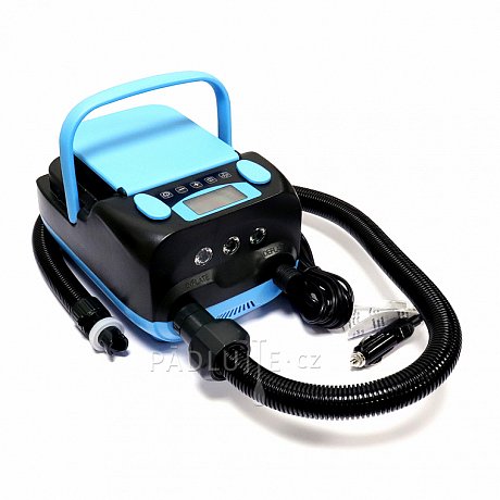 Elektrická pumpa STAR 9+ 12V s baterií do 20PSI pro paddleboardy