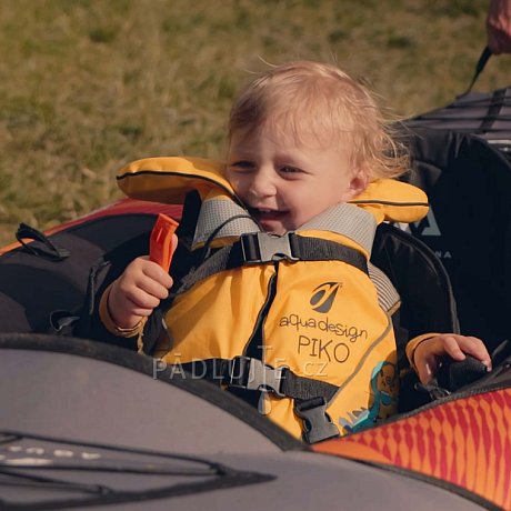 Záchranná plovací vesta AQUADESIGN Piko 100N žlutá