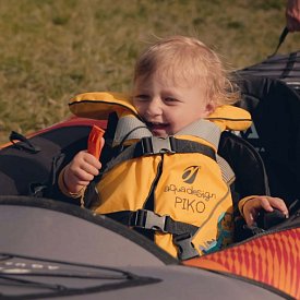 Záchranná plovací vesta AQUADESIGN Piko 100N žlutá