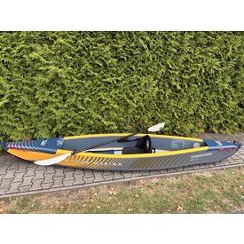 Kajak AQUA MARINA TOMAHAWK AIR-K 375 s pádlem -  jednomístný nafukovací - POUŽITÉ ZBOŽÍ