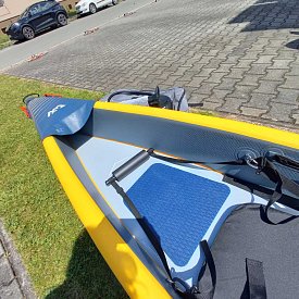 Kajak AQUA MARINA TOMAHAWK AIR-K 375 s pádlem -  jednomístný nafukovací - POUŽITÉ ZBOŽÍ