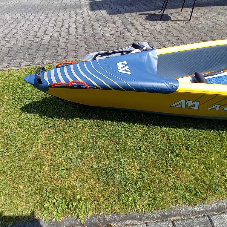 Kajak AQUA MARINA TOMAHAWK AIR-K 375 - jednomístný nafukovací - POUŽITÉ ZBOŽÍ BAZAR záruka 2 roky