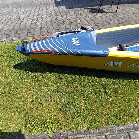 Kajak AQUA MARINA TOMAHAWK AIR-K 375 s pádlem -  jednomístný nafukovací - POUŽITÉ ZBOŽÍ