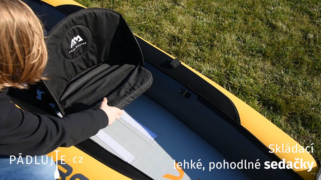 Nafukovací kajak AQUA MARINA MEMBA 390 dvoumístný