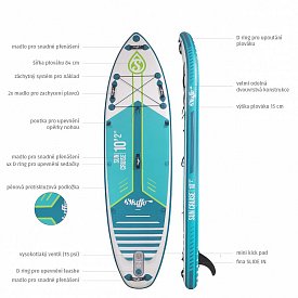 Paddleboard SKIFFO SUN CRUISE 10'2 - nafukovací
