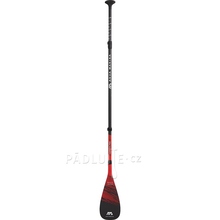 Pádlo AQUA MARINA CARBON PRO 3-dílné nastavitelné pro paddleboard