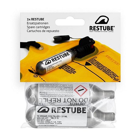 Originální náhradní kazety Restube CO2 16g 2ks