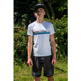 Kšiltovka PADDLEBOARDING černá/modré logo snapback