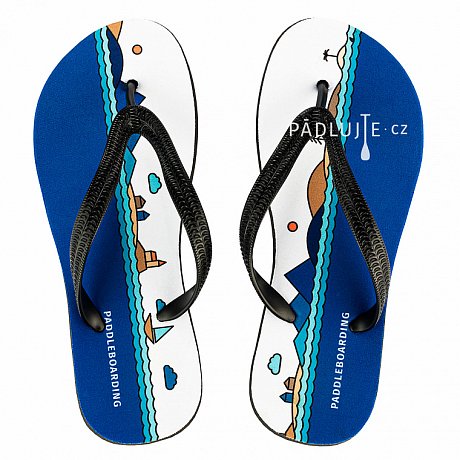 Žabky PADDLEBOARDING krajinka pantofle