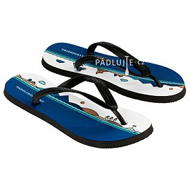Žabky PADDLEBOARDING krajinka pantofle