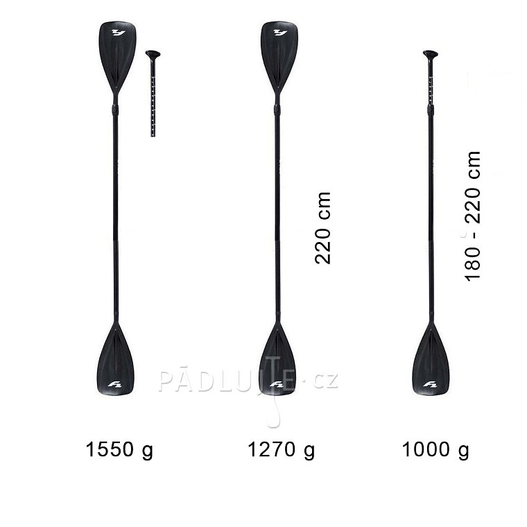 Pádlo F2 Combo 4-dílné nastavitelné pádlo pro paddleboard i kajak