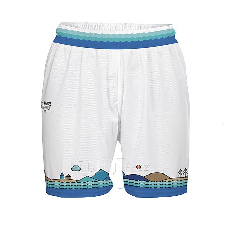 Kraťasy pánské PADDLEBOARDING WHITE volné