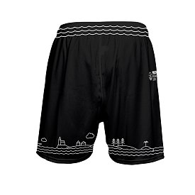 Kraťasy pánské PADDLEBOARDING BLACK volné