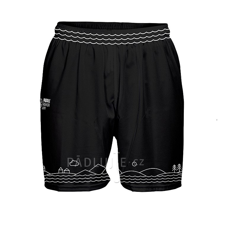 Kraťasy pánské PADDLEBOARDING BLACK volné
