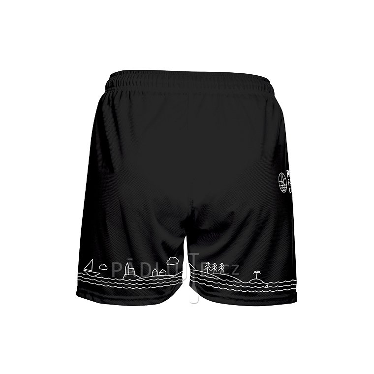 Kraťasy dámské PADDLEBOARDING BLACK volné