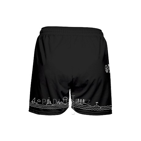 Kraťasy dámské PADDLEBOARDING BLACK volné