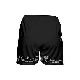 Kraťasy dámské PADDLEBOARDING BLACK volné