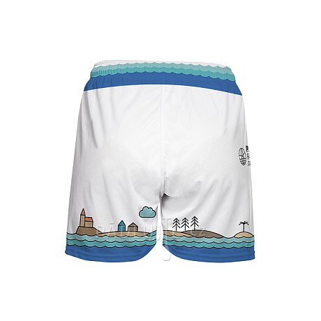 Kraťasy dámské PADDLEBOARDING WHITE volné