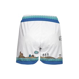 Kraťasy dámské PADDLEBOARDING WHITE volné