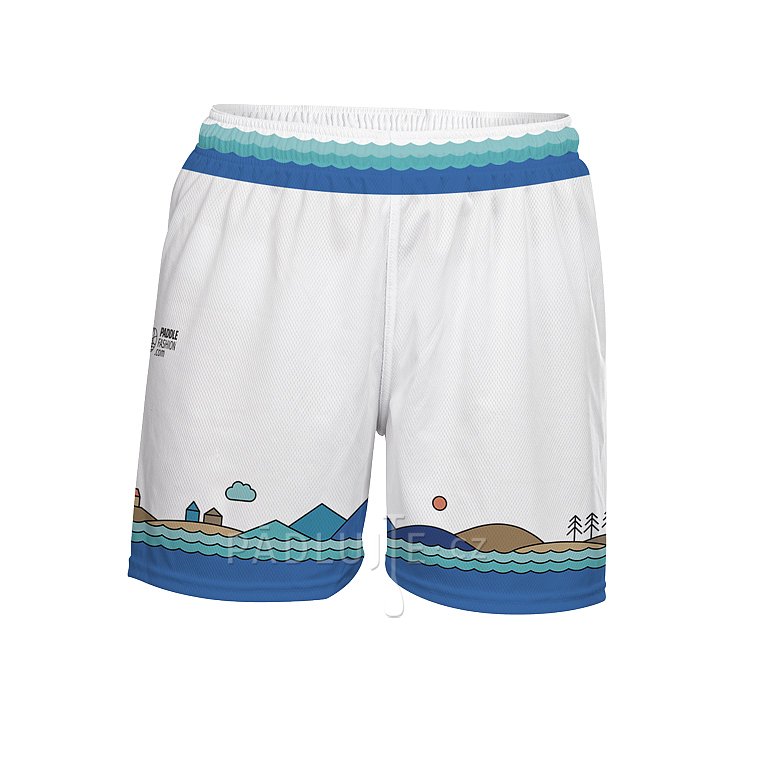 Kraťasy dámské PADDLEBOARDING WHITE volné